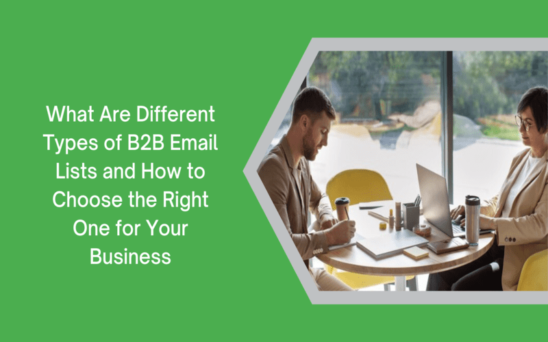 What Are Different Types of B2B Email List and How to Choose the Right One for Your Business
