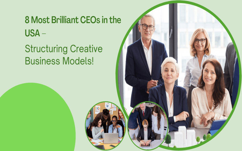 8 Most Brilliant CEOs in the USA - Structuring Creative Business Models!